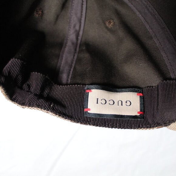 NWT GUCCI GG Monogram Supreme Soft Baseball Hat Cap 25 M 58 cm 751400 - Picture 8 of 10